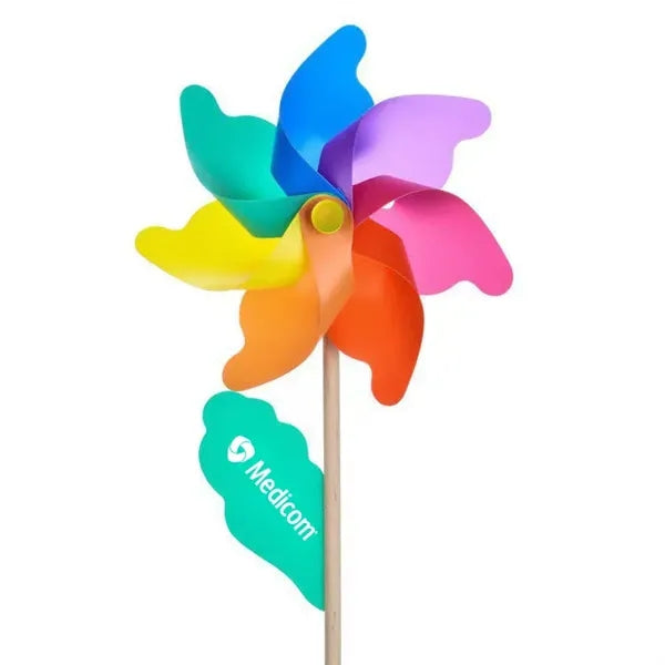 Rainbow Pinwheels