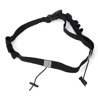 Reflective Multifunction Race Number Belt