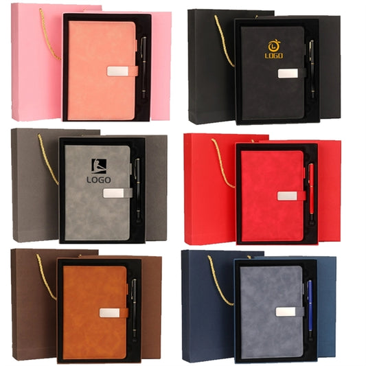 Pu Leather Notebook With Pen