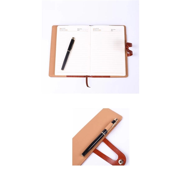 A5 PU Leather Cover Paper Notebook