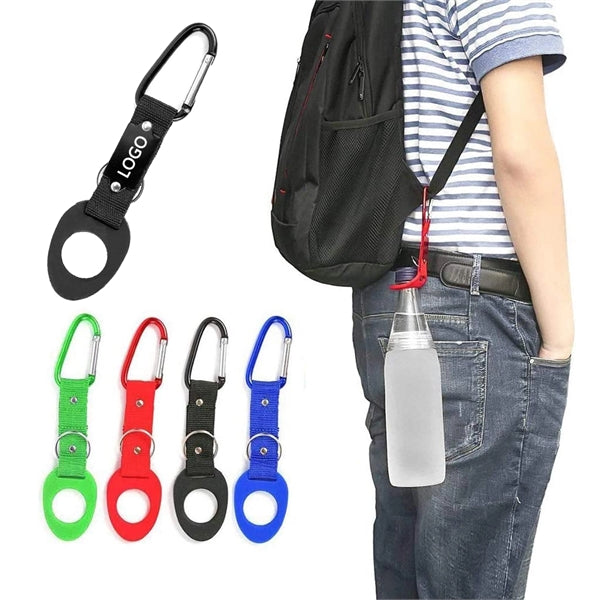 Silicone Bottle Holder With Carabiner