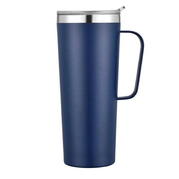 28 oz. Travel Stainless Insulated w/ Lid & Handle, Keeps Hot