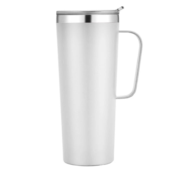 28 oz. Travel Stainless Insulated w/ Lid & Handle, Keeps Hot