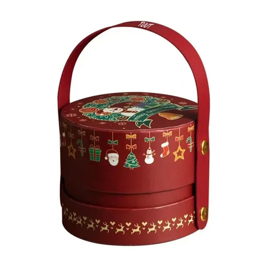 Christmas Eve apple box with handle