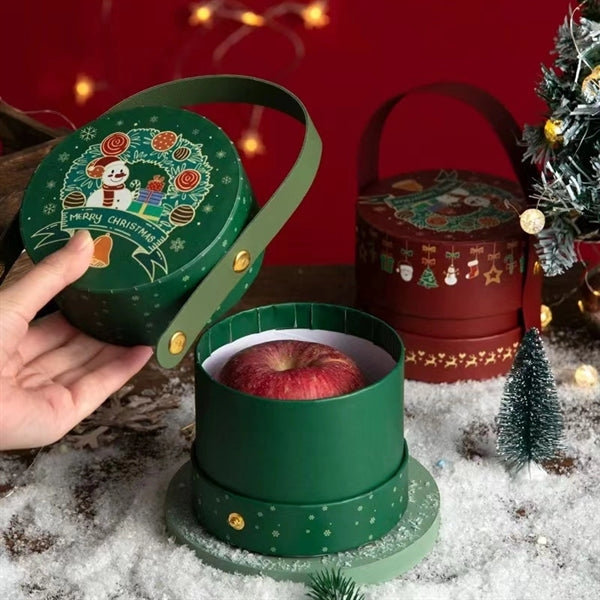 Christmas Eve apple box with handle