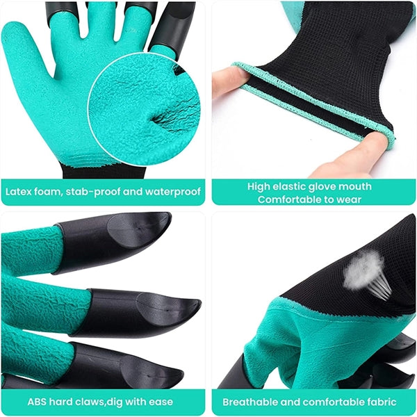 High Quality Garden Gloves With Claws 1 Pair