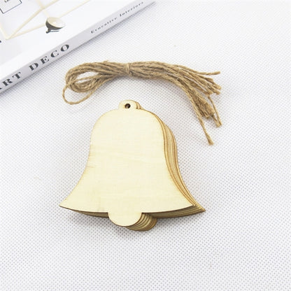 Christmas Wood Pendant 10 Pieces Set