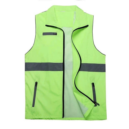 Custom Construction Parking Traffic Reflective Safety Vest