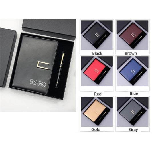 A5 Classic Hardcover Notebook with Pen Holder