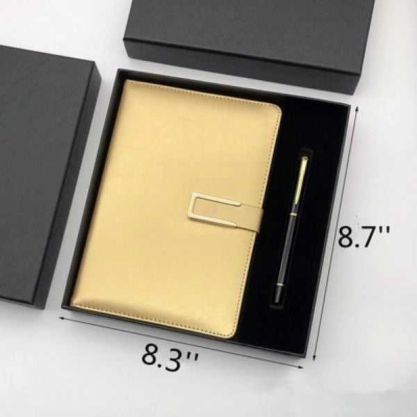 A5 Classic Hardcover Notebook with Pen Holder