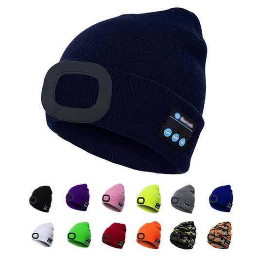 Bluetooth Beanie Hat with Light