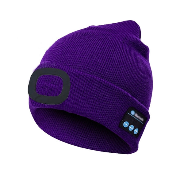 Bluetooth Beanie Hat with Light