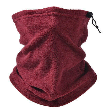 3 in 1 Beanie Hat Neck Gaiter Mask with Drawstring