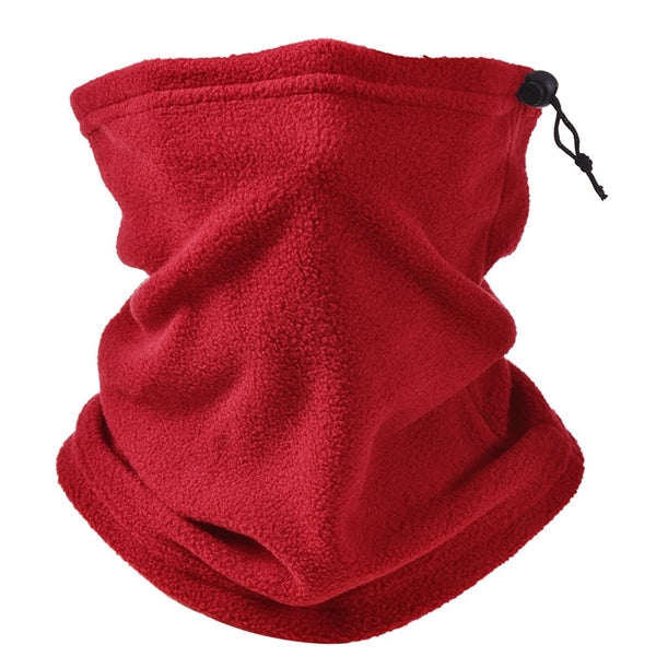 3 in 1 Beanie Hat Neck Gaiter Mask with Drawstring