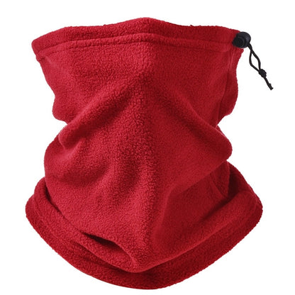 3 in 1 Beanie Hat Neck Gaiter Mask with Drawstring