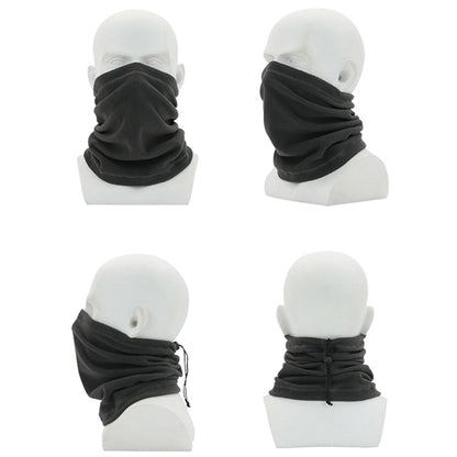 3 in 1 Beanie Hat Neck Gaiter Mask with Drawstring