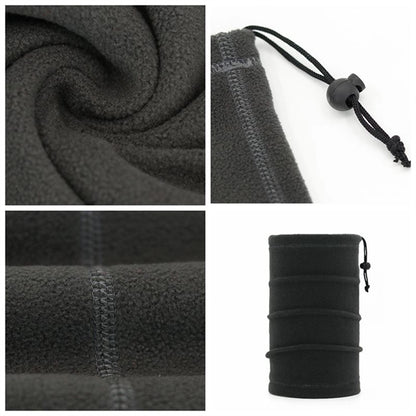 3 in 1 Beanie Hat Neck Gaiter Mask with Drawstring