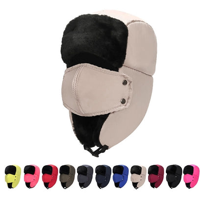 Winter Trapper Hat With Ear Flap & Ski Mask