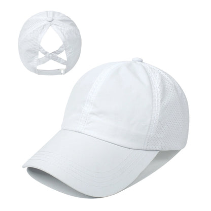 Criss Cross Ponytail Baseball Cap