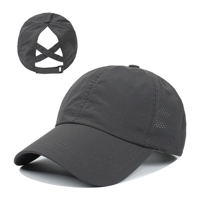 Criss Cross Ponytail Baseball Cap