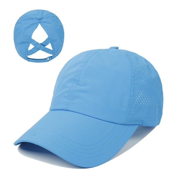 Criss Cross Ponytail Baseball Cap
