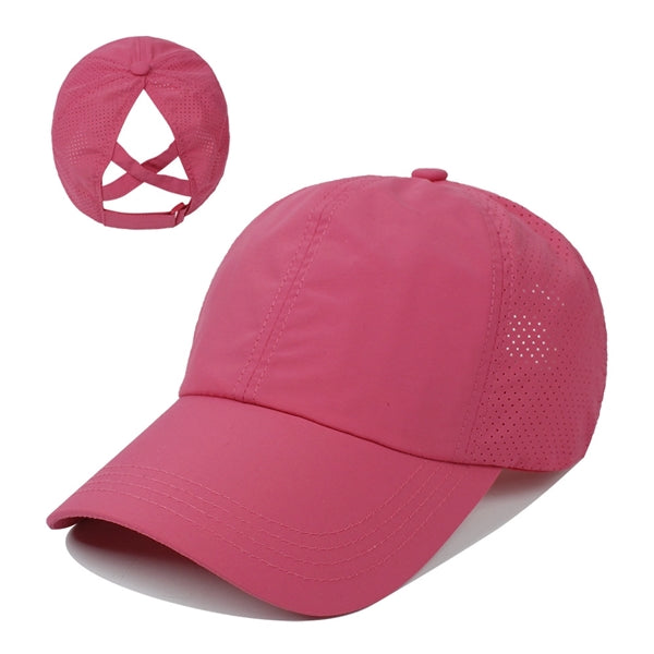 Criss Cross Ponytail Baseball Cap