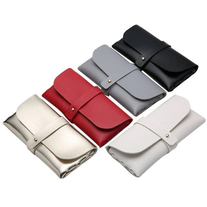 Portable Leather Glasses Case