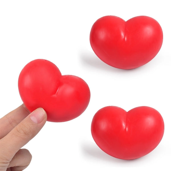 Custom Heart Shaped Stress Reliever Balls