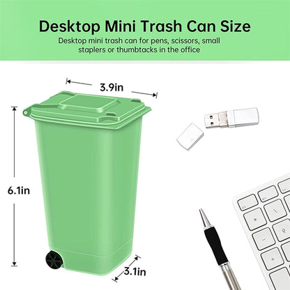 Mini Desk Trash Bin with Lid