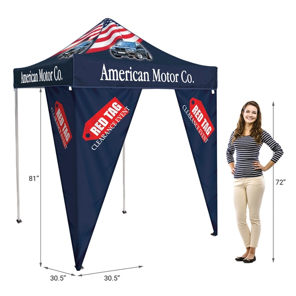 6.5' Premium Tent Corner Banner Set
