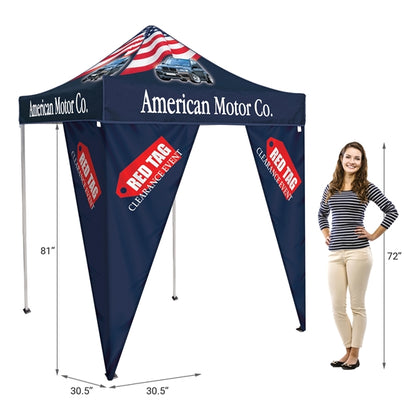 6.5' Premium Tent Corner Banner Set