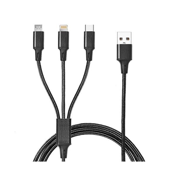 Taft Avenue 3 in 1 Nylon Braided Charging Cable