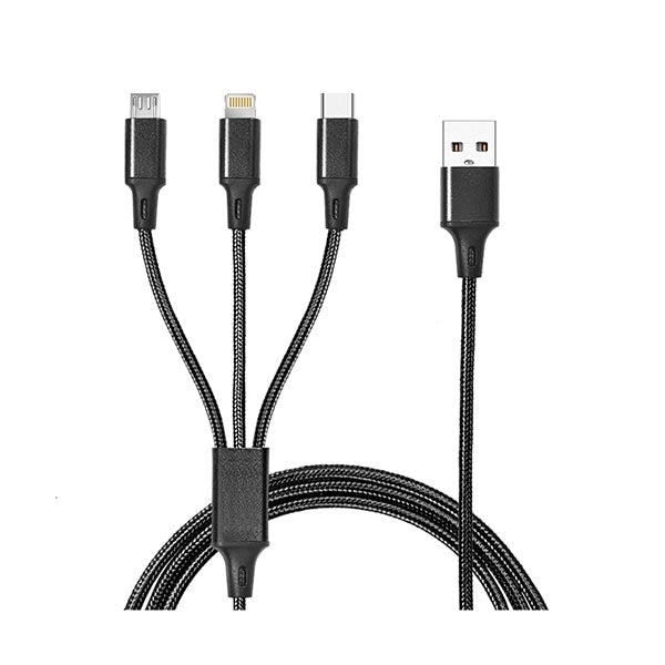 Taft Avenue 3 in 1 Nylon Braided Charging Cable