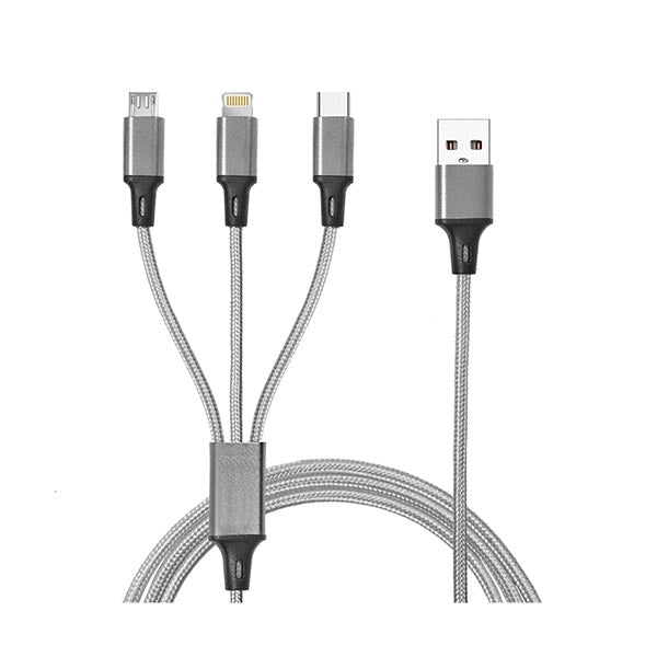 Taft Avenue 3 in 1 Nylon Braided Charging Cable