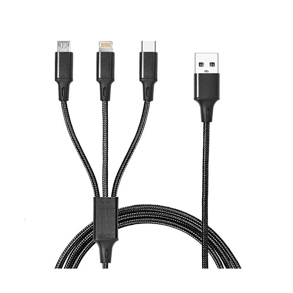 Taft Avenue 3 in 1 Nylon Braided Charging Cable