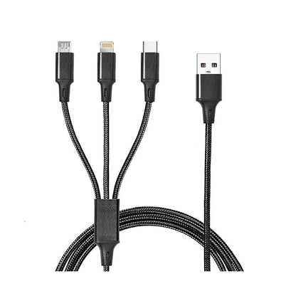 Taft Avenue 3 in 1 Nylon Braided Charging Cable