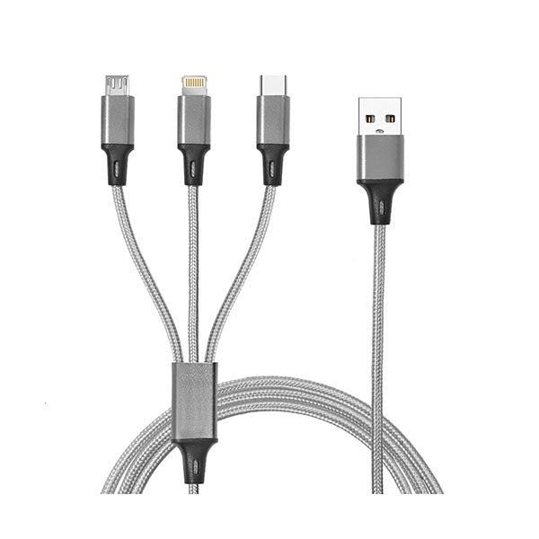 Taft Avenue 3 in 1 Nylon Braided Charging Cable