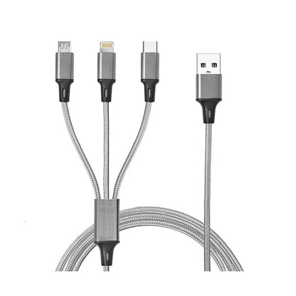 Taft Avenue 3 in 1 Nylon Braided Charging Cable