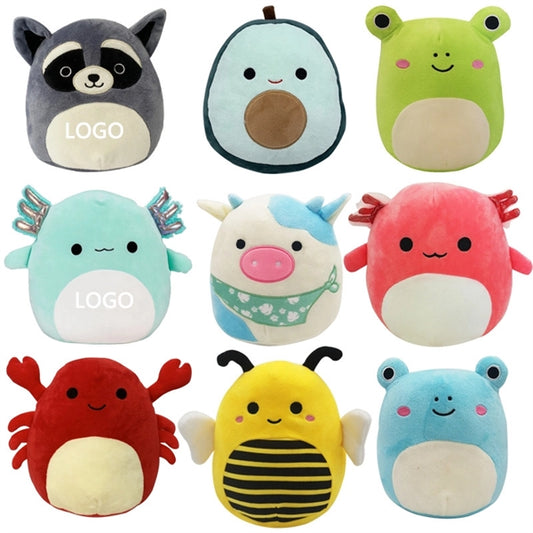 Stuffed Animal Christmas Kids Plush Throw Pillow Toys