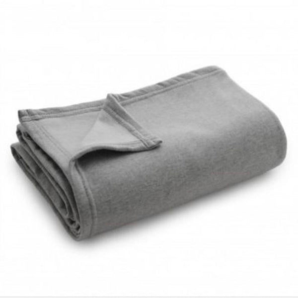 Jersey Oversized Fleece Blanket (54 x 84) - Gray