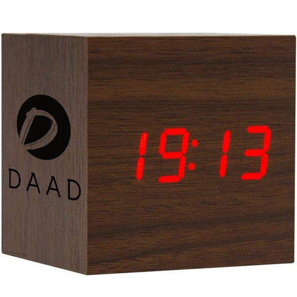 Cube Desk Digital Alarm Clock Displays