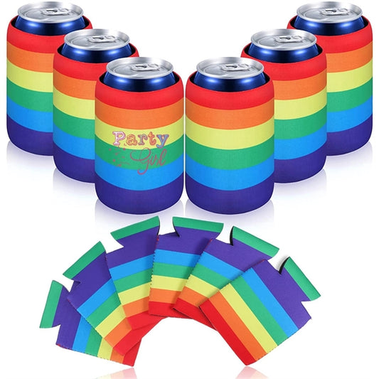 Rainbow Can Cooler