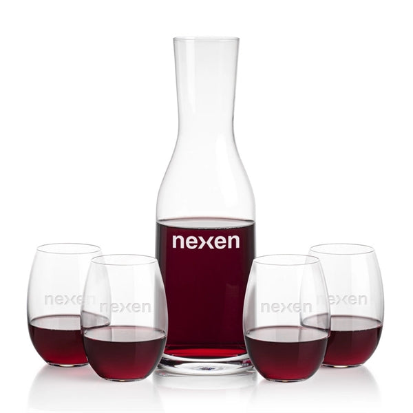 Caldmore Carafe & Carlita Stemless Wine