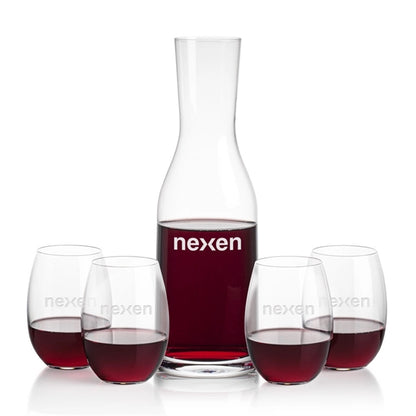 Caldmore Carafe & Carlita Stemless Wine