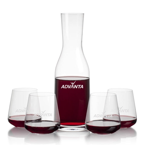 Caldmore Carafe & Breckland Stemless Wine