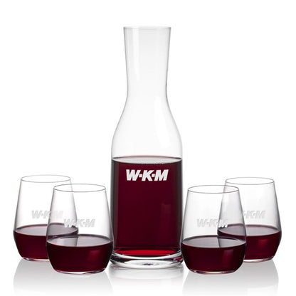 Caldmore Carafe & Germain Stemless Wine