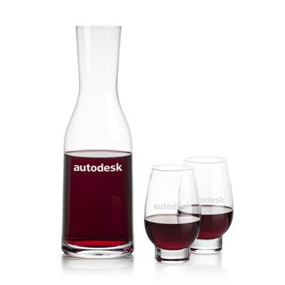 Caldmore Carafe & Glenarden Footed Wine