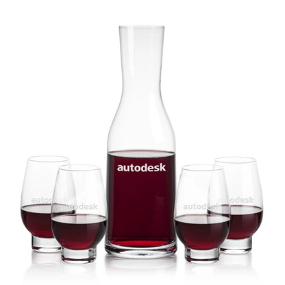 Caldmore Carafe & Glenarden Footed Wine