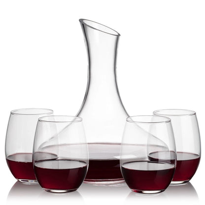 Kanata Carafe & Stanford Stemless Wine