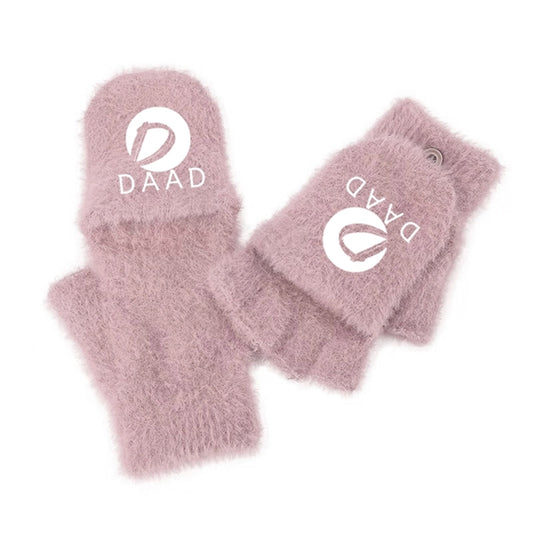 Female Fingerless Flip over Gloves
